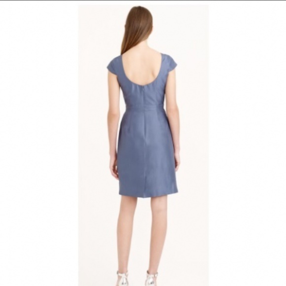J. Crew Tessa Dress in Slub Silk - Picture 4 of 4